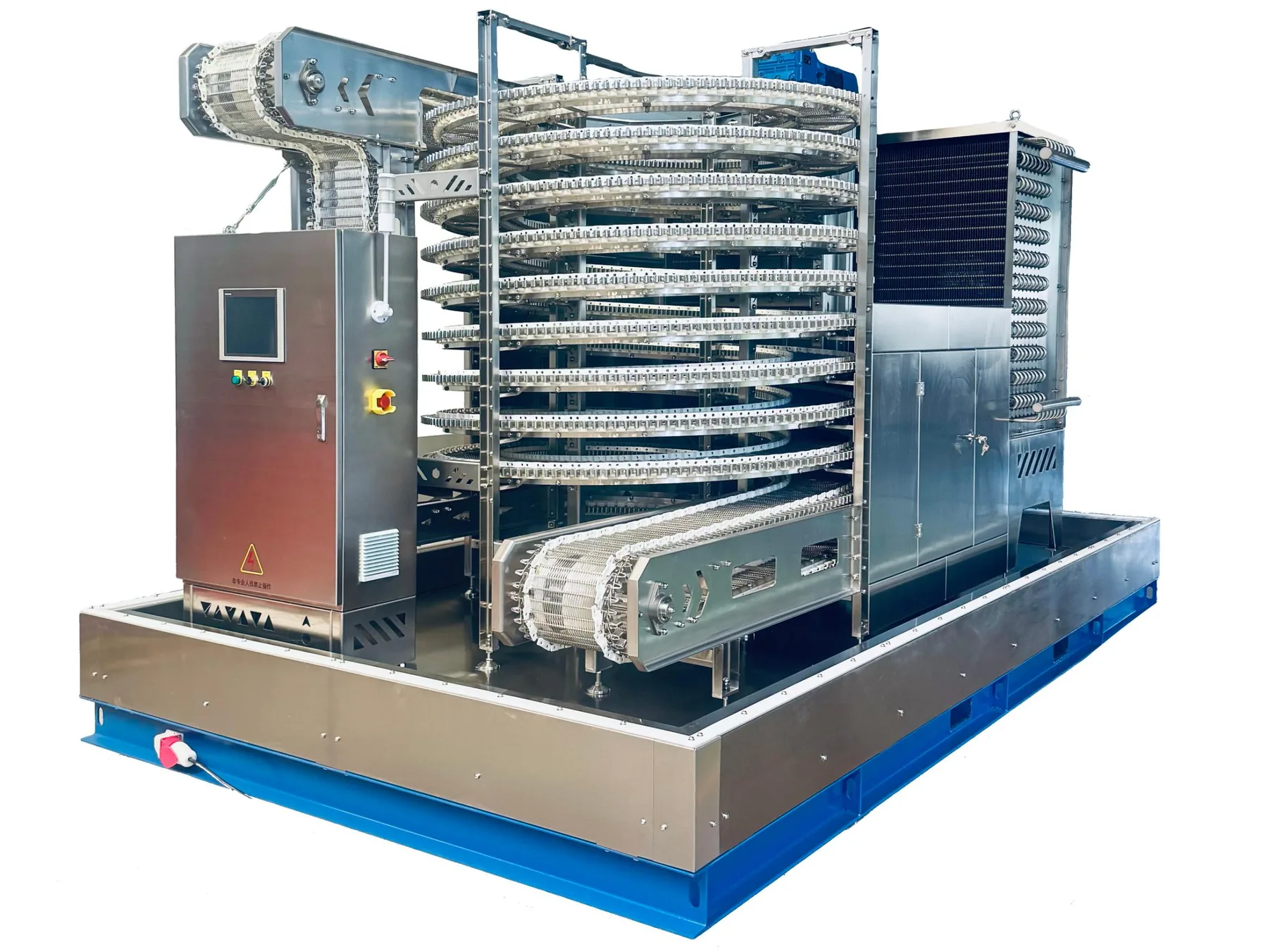 Stainless steel spiral freezing equipment